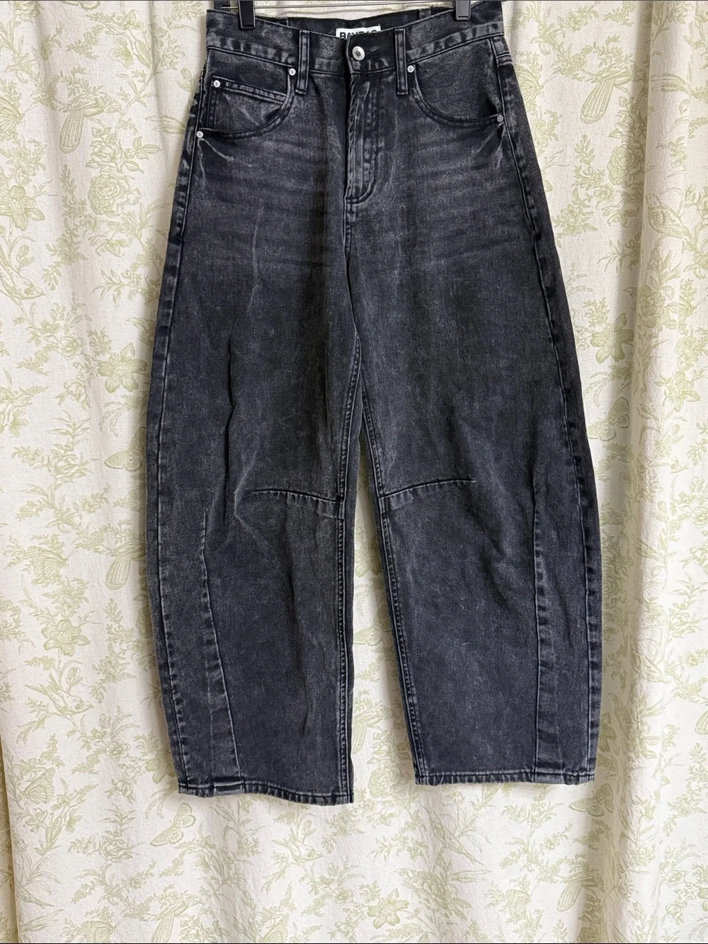Bayeas Darted Super High Waist Barrel Jeans